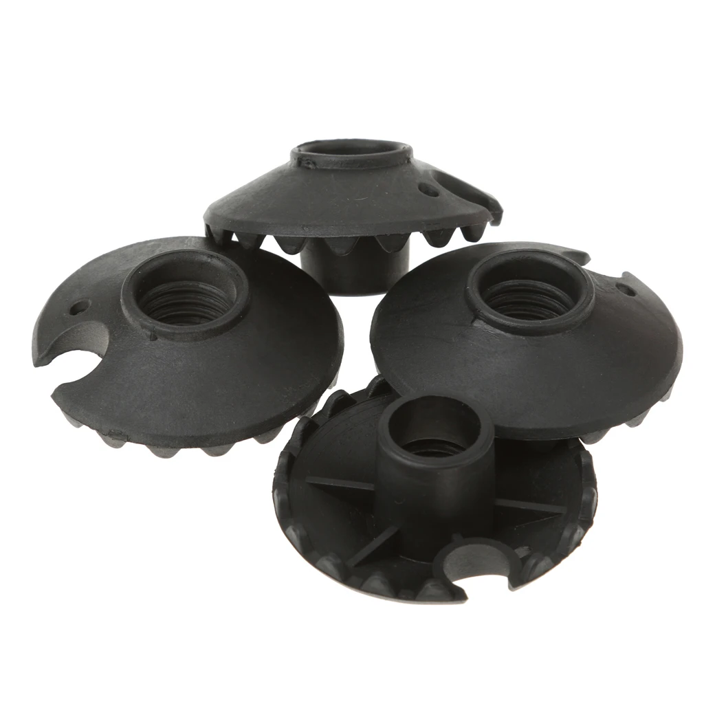  4pcs Removable Rubber Mud Basket Replacement Tips Protectors for Trekking Poles Hiking Sticks 4cm  Walking Stick Protectors