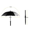 8K Creative black Japanese Long Handle Large Windproof Samurai Sword Umbrella Japan Ninja Sun Umbrella Straight Umbrella Open ► Photo 2/6