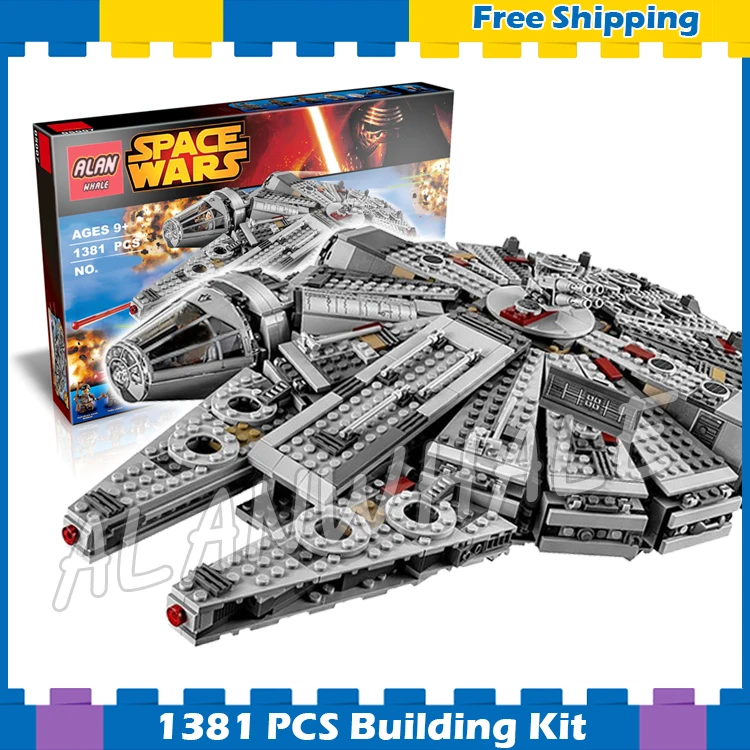 

1355pcs Space Wars Millennium Falcon Spaceship Battle Ship 10467 Model Building Blocks Gifts Sets Children Compatible With