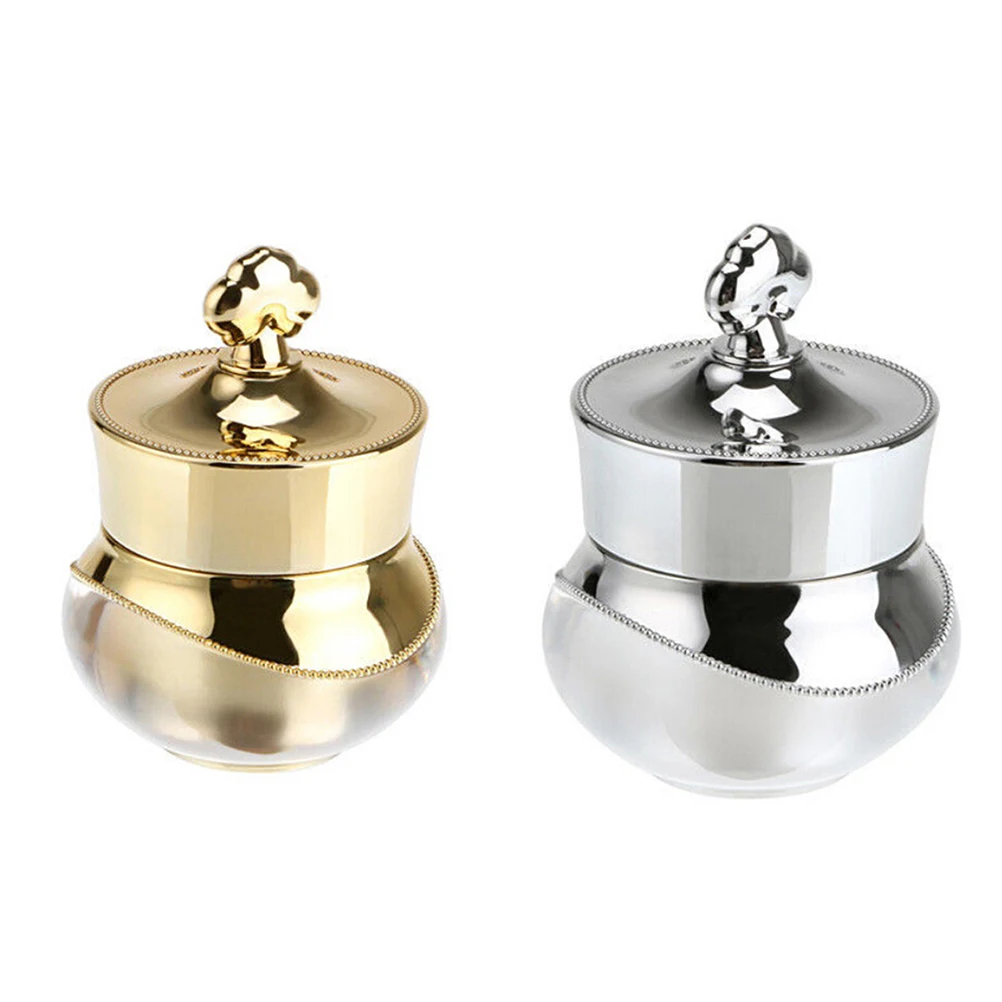 

1Pc Crown Shape Plastic 5g or 10g Face Cream Lotion Cosmetic Container Refillable Bottles Makeup Jar Travel Empty Pot Bottles