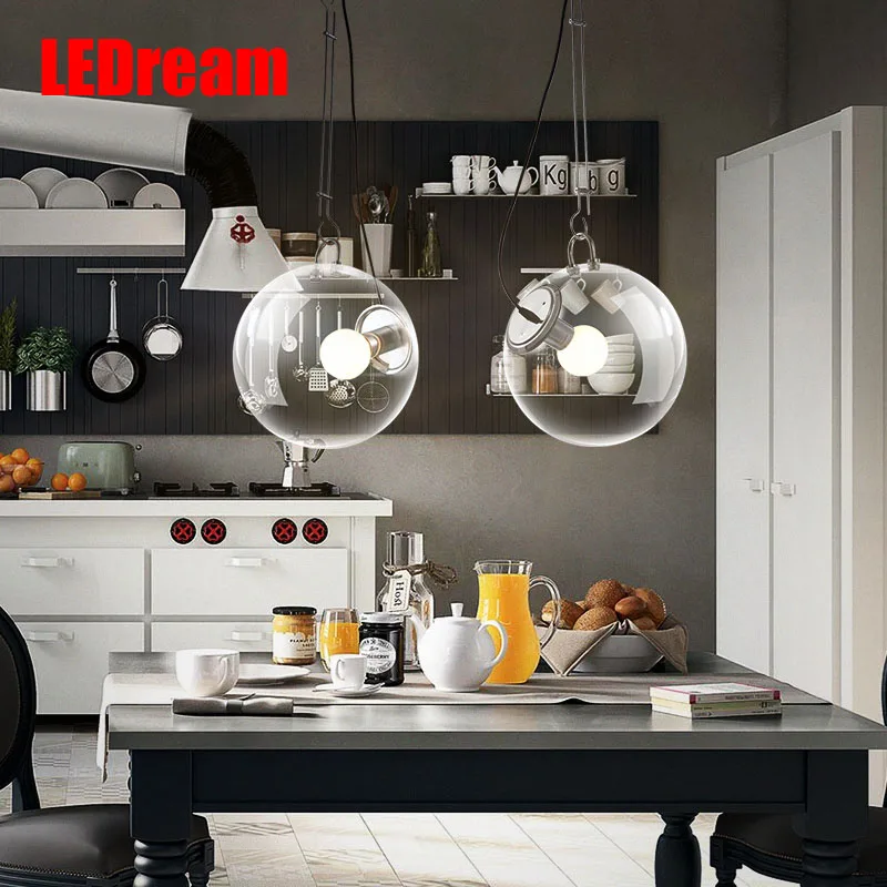

Bubble LED droplight of contemporary and contracted sitting room bedroom study lamp for bar hotel restaurant