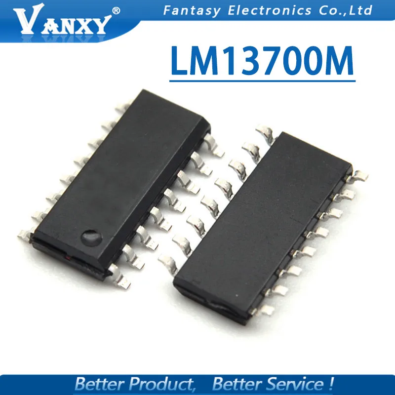 5 шт. LM13700M лапками углублением SOP-16 LM13700MX SOP16 LM13700 СОП SMD