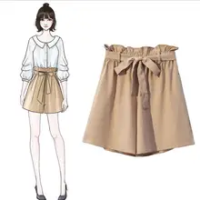 Горячая Распродажа, модные летние повседневные шорты, пляжные женские шорты с высокой талией, Повседневные Шорты Для девушек, тонкие сексуальные шорты, черные, серые, стиль