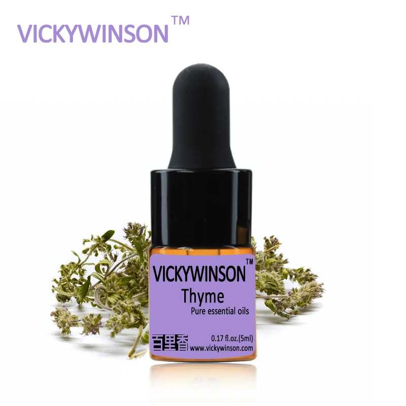 

Thyme essential oil 5ml sterilization Relax skin acne Dandruff essential oils for aromatherapy diffusers