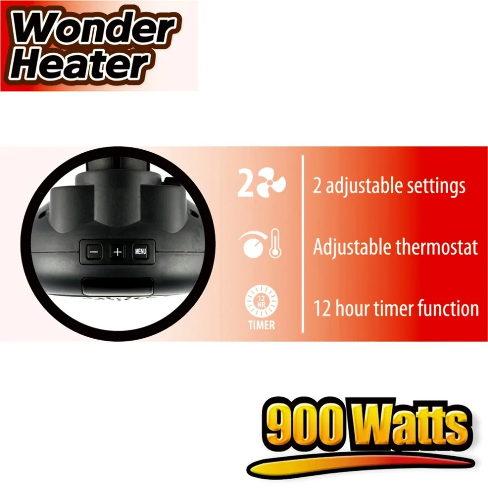 900 Вт Wonder Heater Pro Портативный Ручной обогреватель настенный цифровой плагин электрический нагреватель воздушный вентилятор теплый радиатор домашняя машина