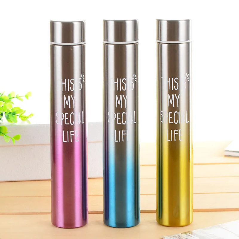 

240ml Stylish Thermos Cup Termo Water Bottle Stainless Steel Gradient Insulation Thermal Vacuum Flask Coffee Travel Thermo Mug