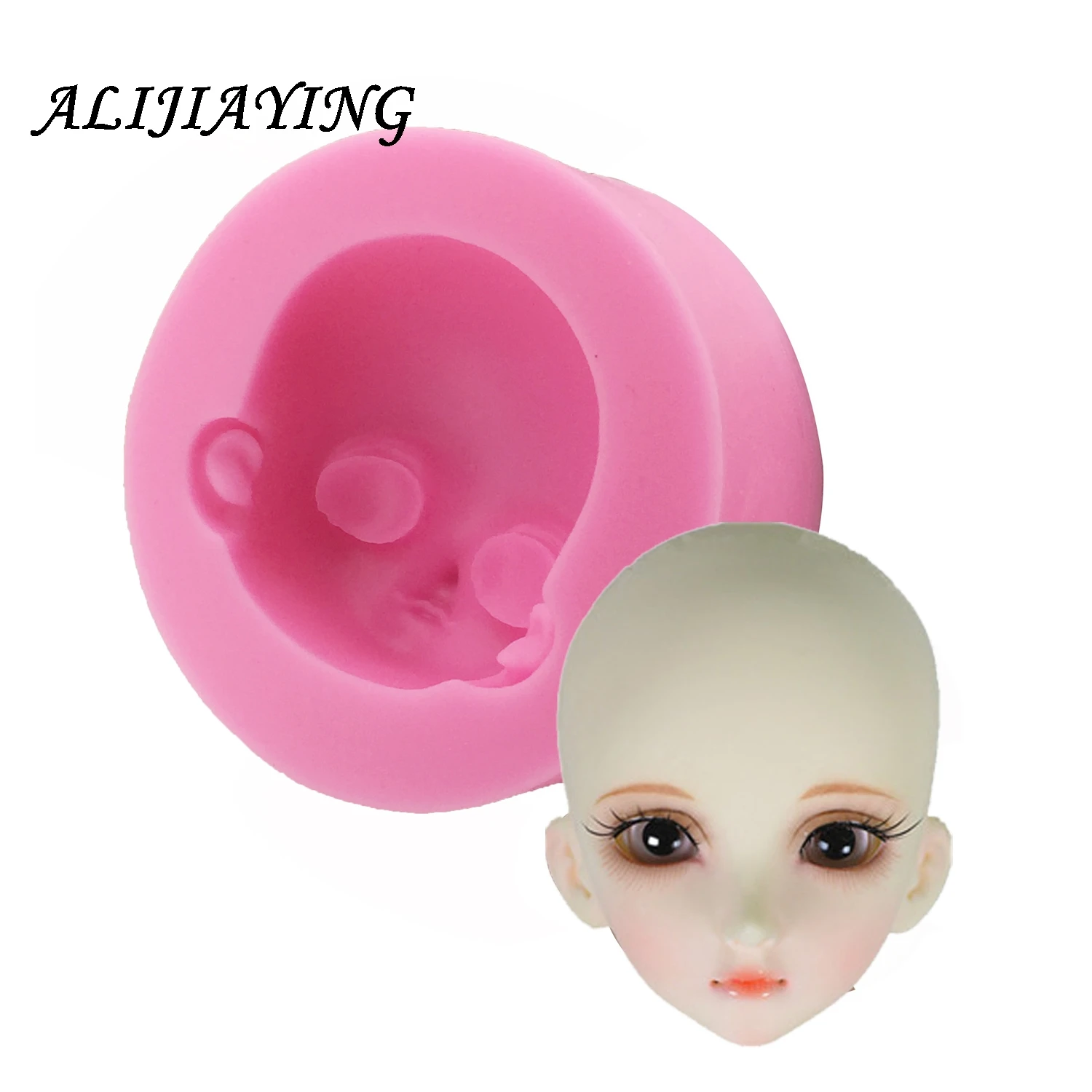 Baby Face Shape Silicone Mold Chocolate Polymer Clay Craft Molds