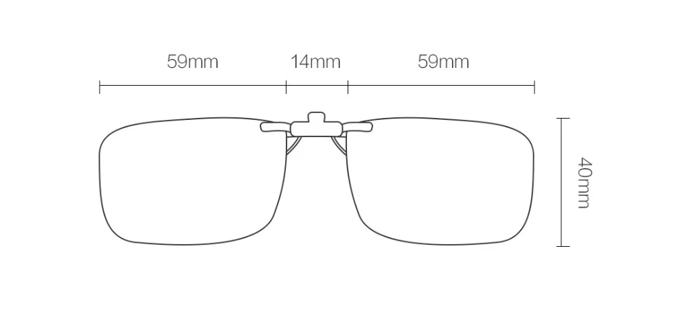 Xiaomi TS клип солнцезащитные очки TAC объектив 10g цинковый сплав 110 градусов случайный подъем глаз протектор Mijia Открытый путешествия Xiaomi солнцезащитные очки