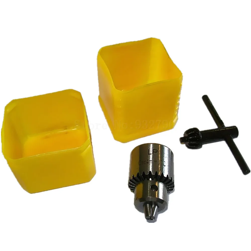 Drill Chuck & Wrench Clamping Range 0.3mm-4mm Carbon Steel Miniature Drill Chuck