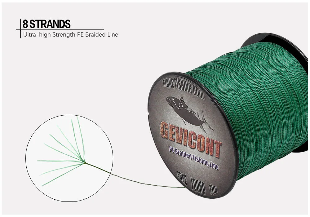 8 strands fishing line