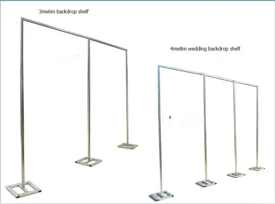 Wedding Props Thickening Square Tube Frame Adjustable Pipe Drape