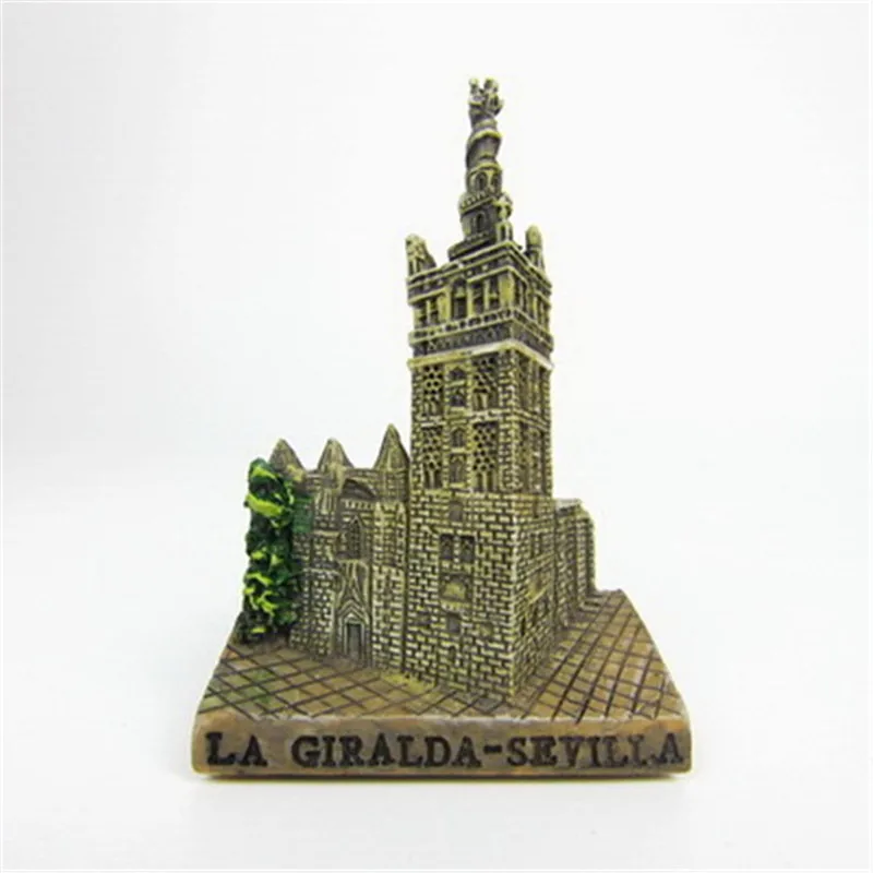 Испанские туристические сувенирные магниты на холодильник catedrborn Sevillay Giralda