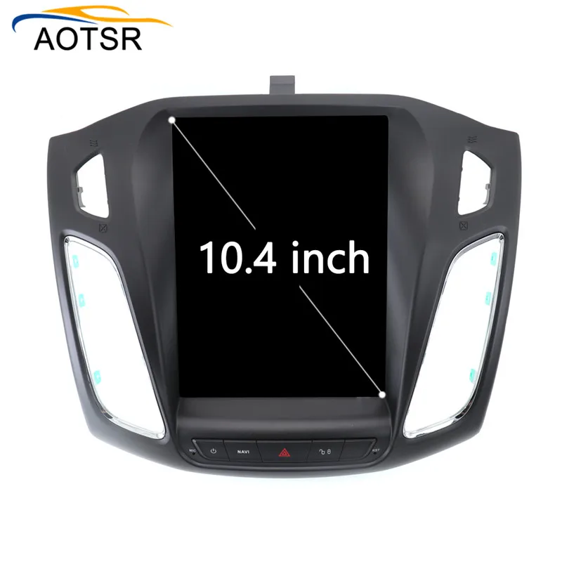 Perfect Tesla style Android car gps radio player head unit for ford focus 2012 - 2017 gps navigation car radio stereo no dvd big screen 8