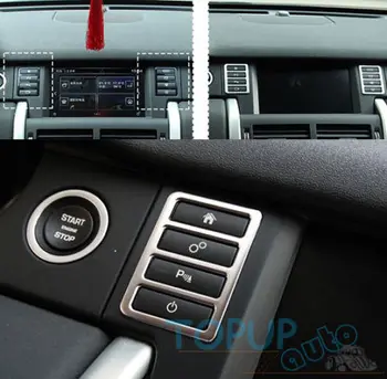 

DASHBOARD SCREEN BUTTON SWITCH CHROME COVER TRIM FIT FOR LAND Rover DISCOVERY SPORT 2015-
