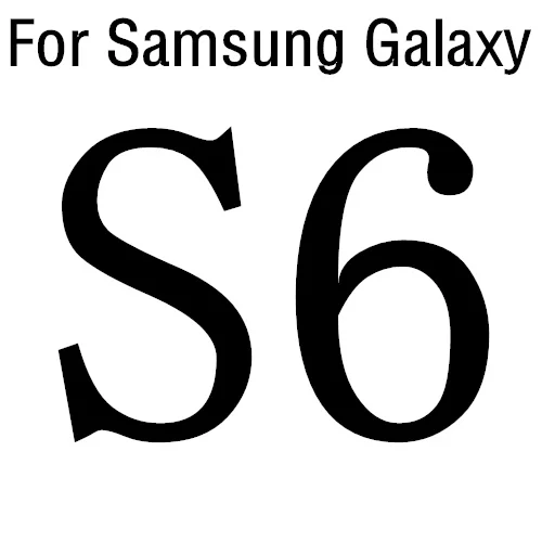 Роскошный блестящий чехол для samsung Galaxy S4 S5 S6 S7 край S8 S9 J1 J2 J3 J5 J7 A3 A5 A8 Grand Prime Neo плюс мини - Цвет: S6