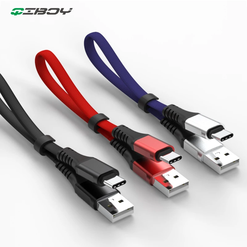 

2.4A Micro USB Cable Fast Charging Mobile Phone Data Charger For iPhone XS Samsung S10 Xiaomi 9 Type C 30CM Microusb Charge Wire