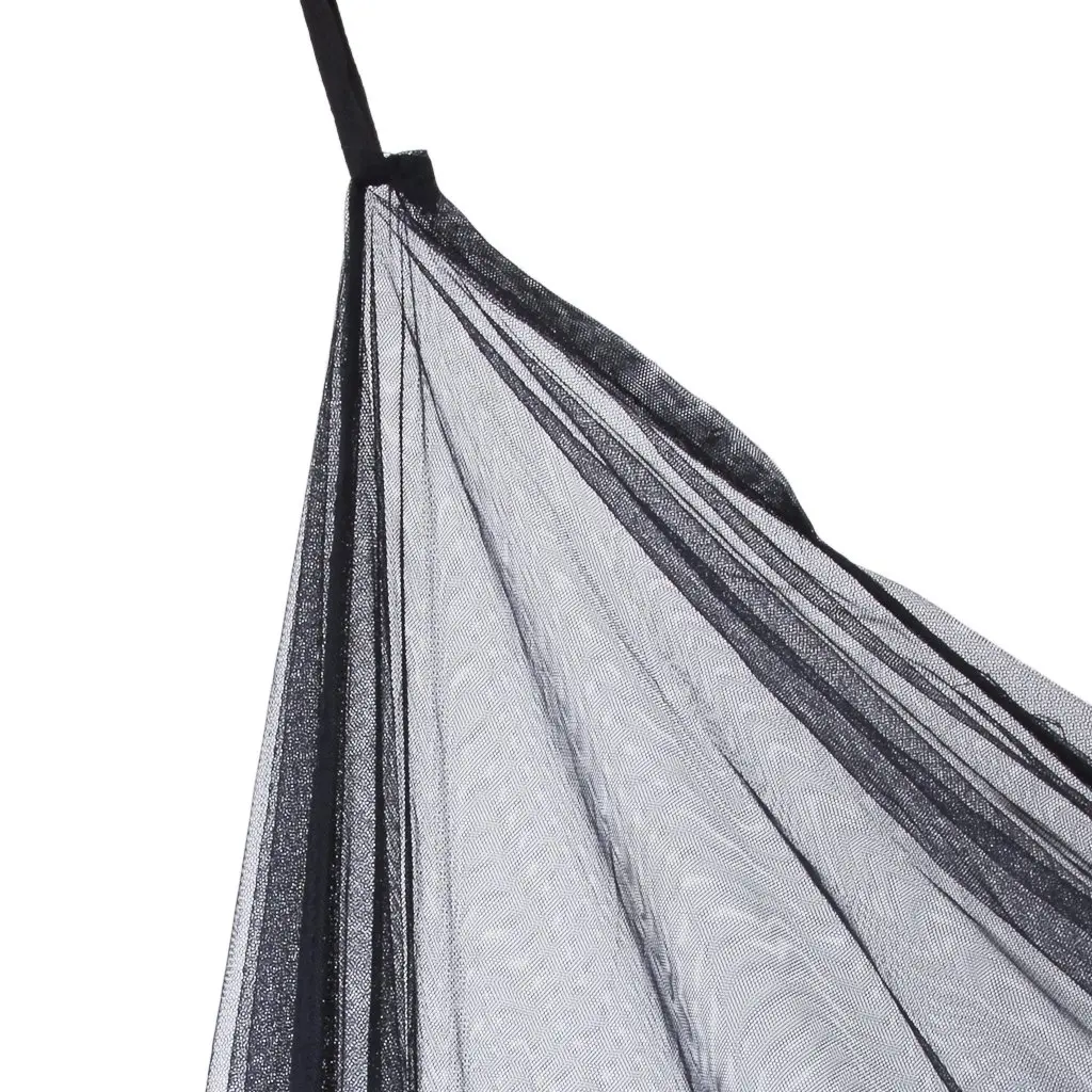 4-Corner Bed Netting Canopy Mosquito Net for Queen/King Sized Bed 190*210*240cm (Black) 4-Corner Bed Netting Canopy Mosquito Net for Queen/King Sized Bed 190*210*240cm (Black)