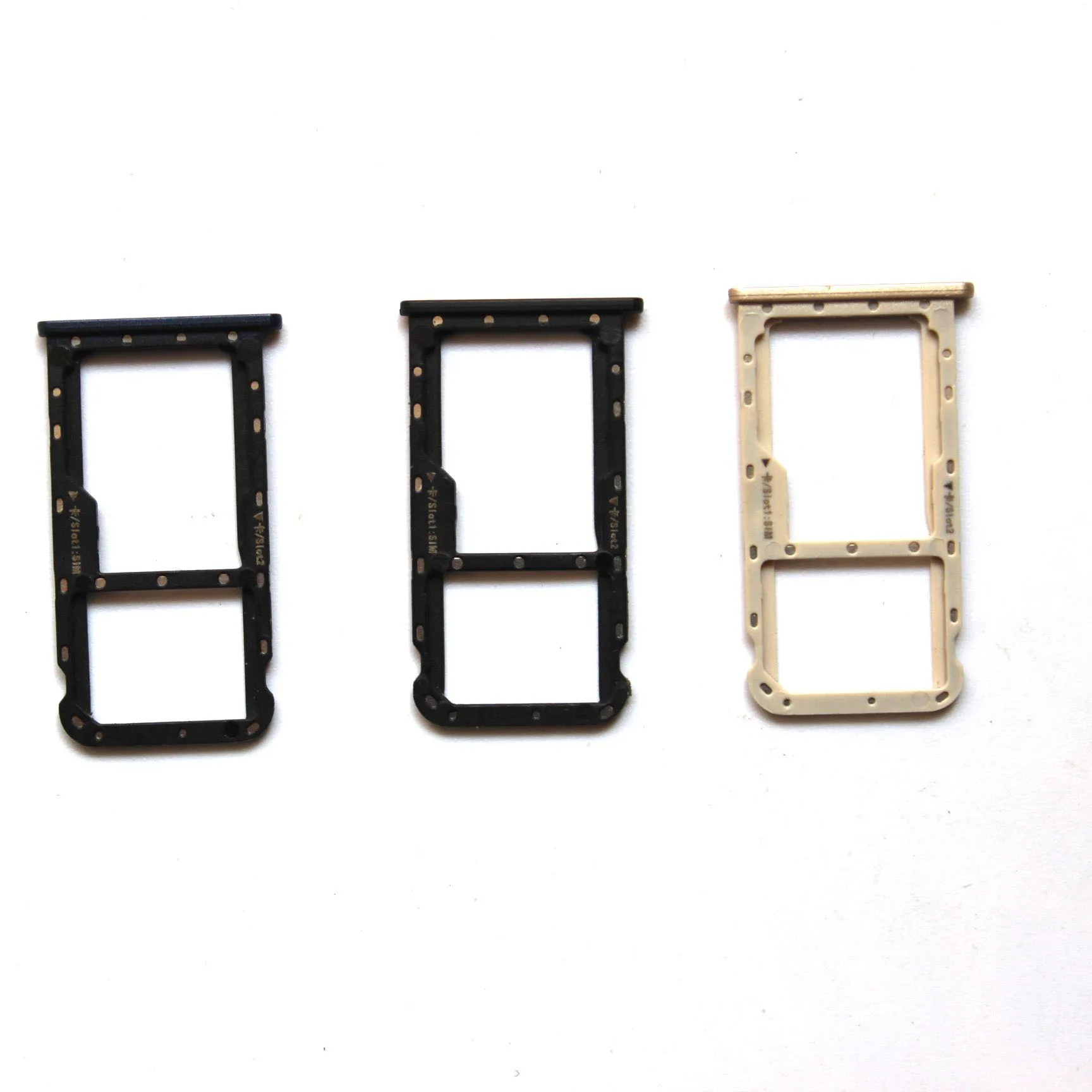 Nano SIM/ Micro SIM Card Tray Holder Micro SD Card Slot Holder Adapter for Huawei G10 Honor 9i Nova 2i mate 10 lite maiamng 6