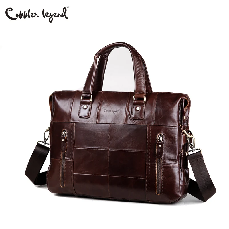 Cobbler Legend мужской портфель из натуральной кожи 13 дюймов для ноутбука|briefcase