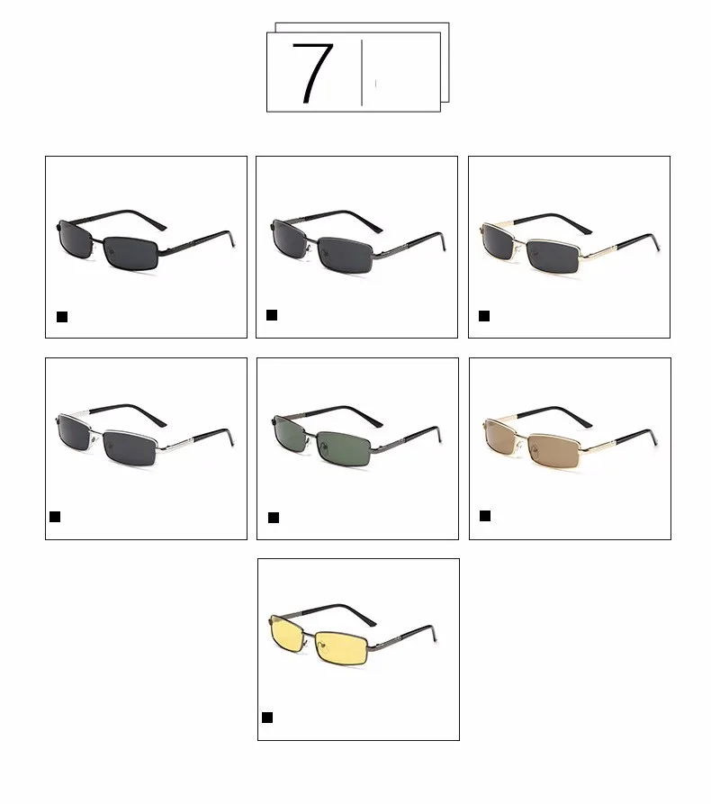 Очки для рыбалки, ночного видения, мужские поляризованные солнцезащитные очки, металлические, высокое разрешение, для вождения, солнцезащитные очки, 2043