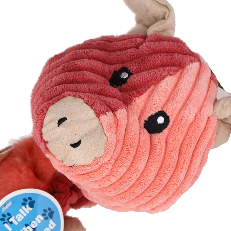 OnnPnnQ Imitate Sound Animal Plush Dog Toy interactive Toy For Dog Puppy Funny training Bite Resistant Chew Squeak Pet Supplies8