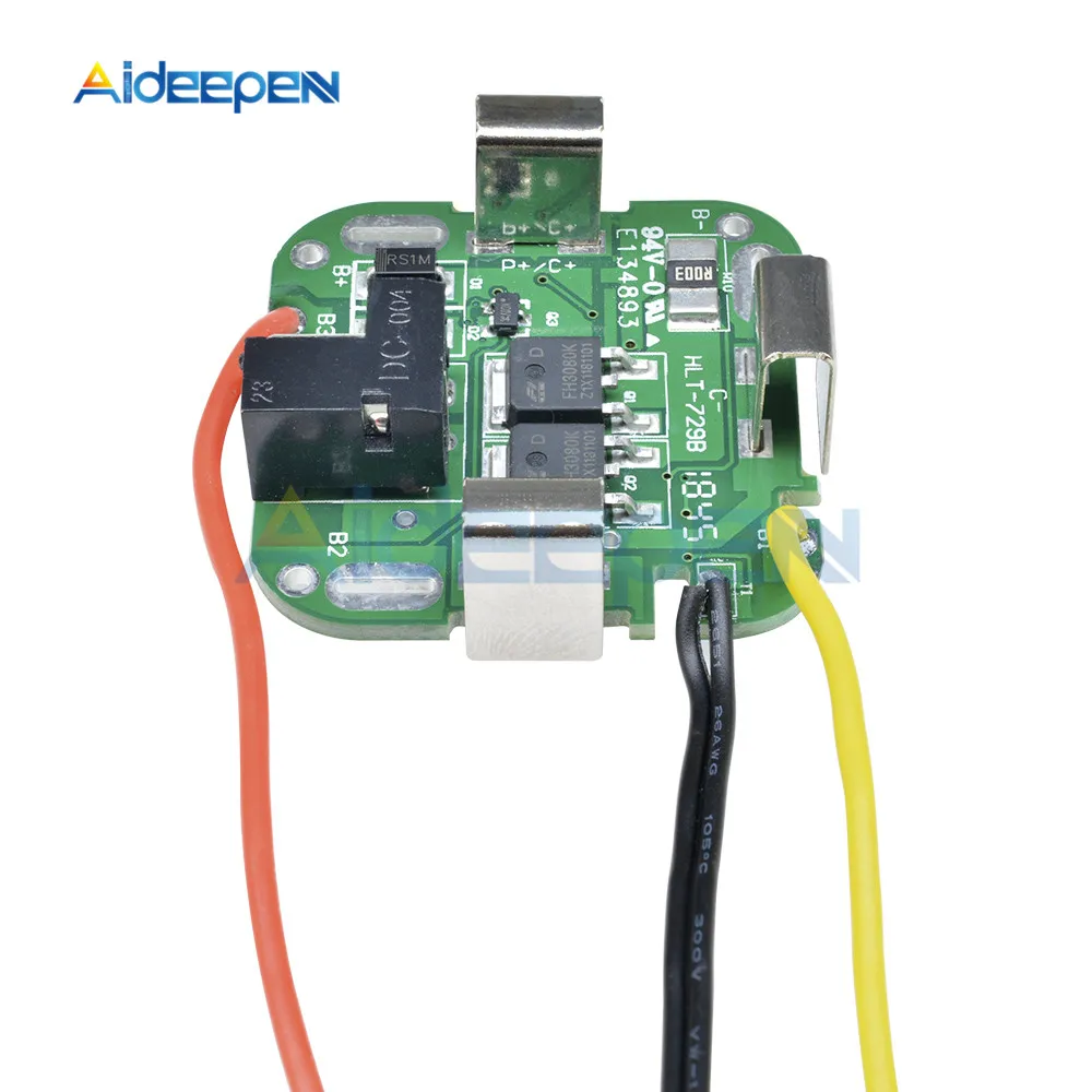 

4 Strings 14.8V 18650 Lithium Battery Charging Protection Board Double MOS Tube Li-ion Battery Protective Module