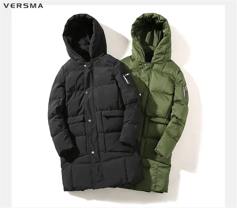 VERSMA, Молодежная армейская зеленая теплая зимняя длинная куртка, пальто, Мужская парка, последние мужские молодежные зимние длинные куртки, пальто, мужские парки 5XL