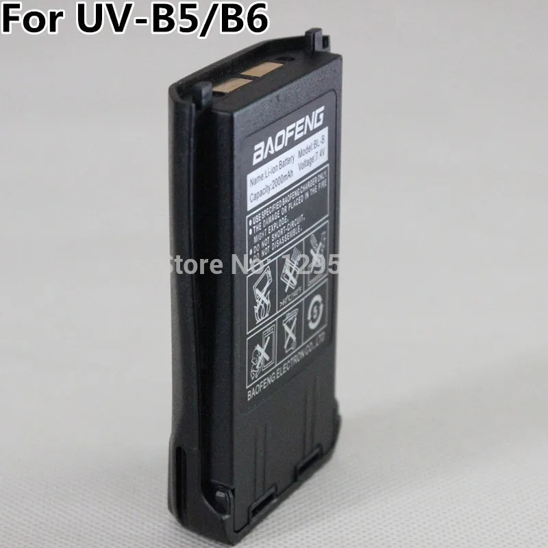 

3PCS 100% Brand new Original 2000mAh Li-ion Battery for Baofeng UV-B5 UV-B6 two way radio