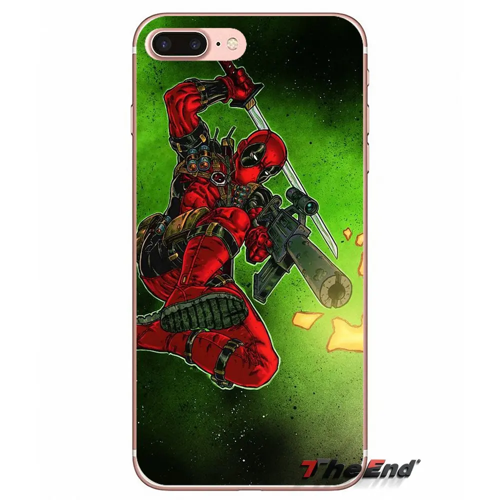Прозрачный чехол Super hero Deadpool для Huawei P Smart Y6 Pro P8 P9 P10 Nova P20 Lite Mini 2017 SLA L02 L22