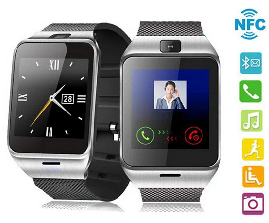 bluetooth smart watch gv18 for Apple android phone support SMI TF men wristwatch reloj inteligente pk