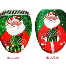 43*48 см Санта Клаус теплая крышка для унитаза крышка унитаза ванная комната сиденье для унитаза