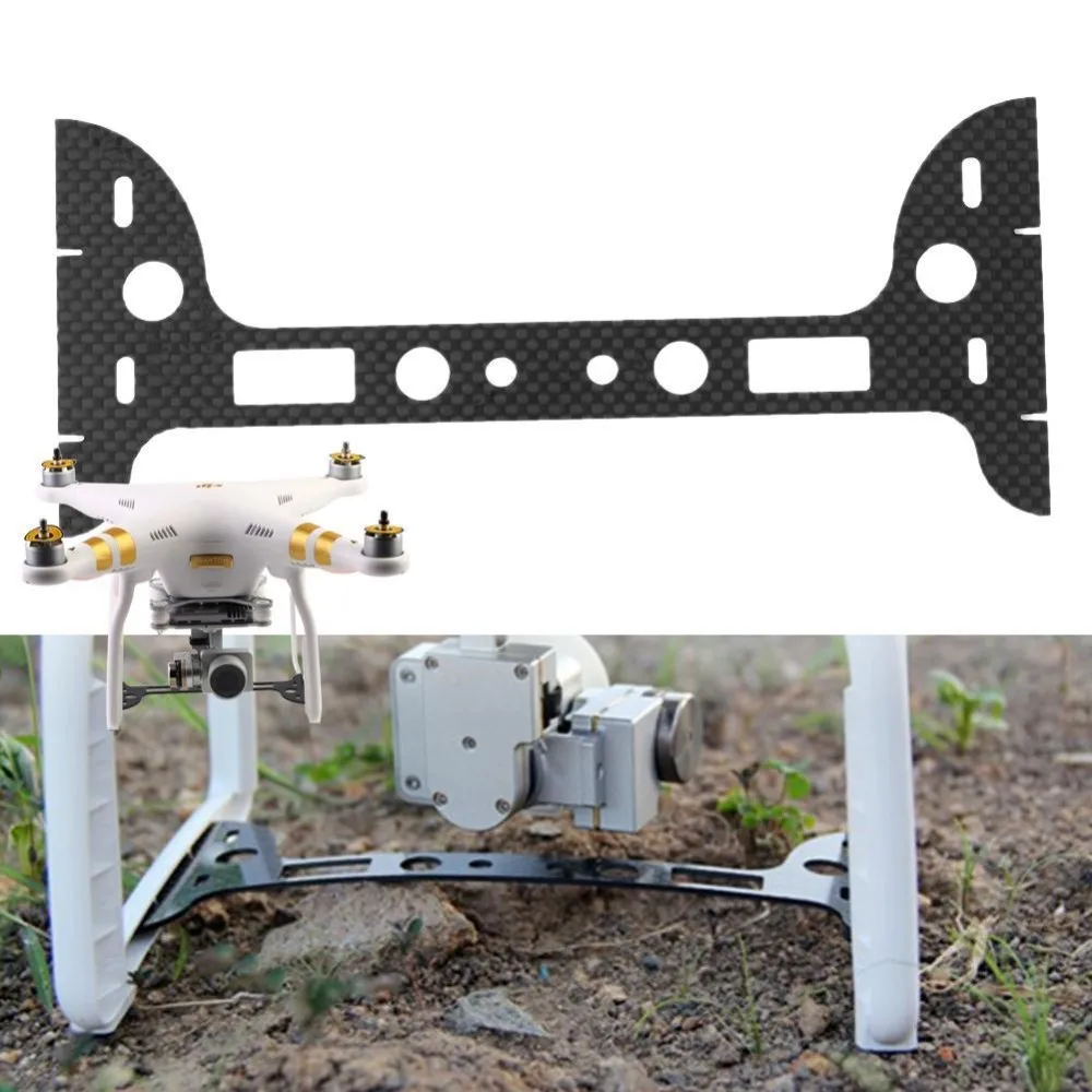 DJI Phantom 3 2 Gimbal Camera Crash Protector Guards Board Plate Carbon Fiber