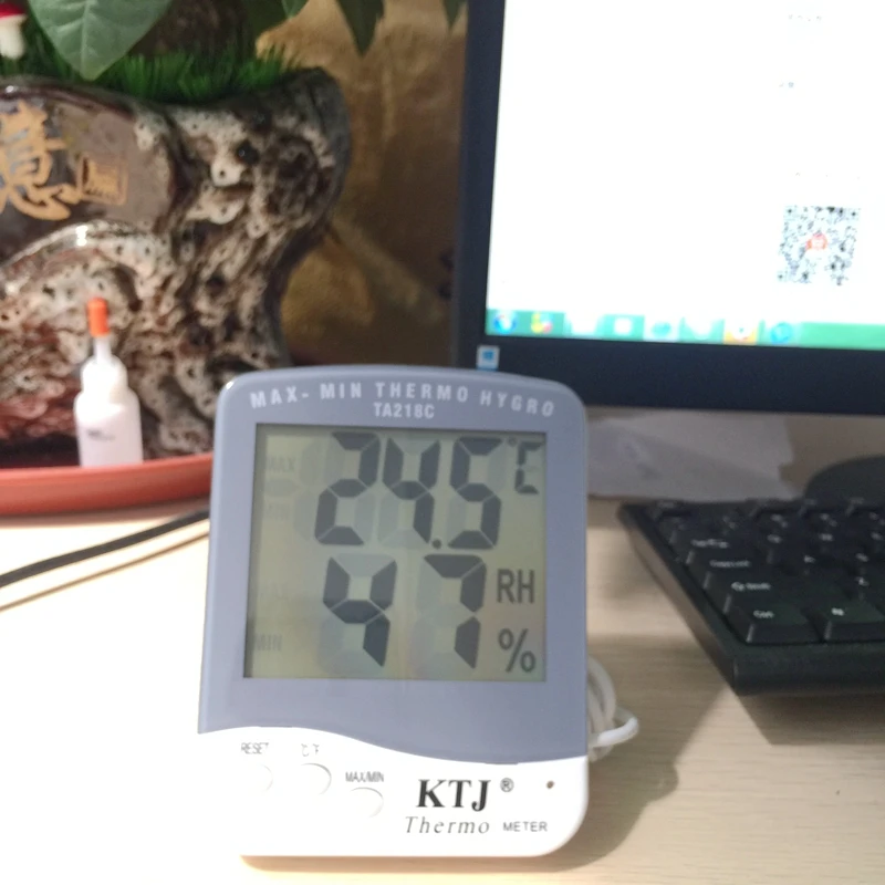 

Digital LCD In/Outdoor Household Thermometer Hygrometer Weather Station Home Electronic Temperature Humidity Meter With Sensor