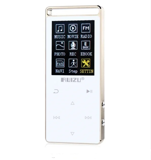 Оригинальный Bluetooth MP4 плеер RUIZU D01 8 ГБ сенсорный экран 1 дюйма диктофон FM