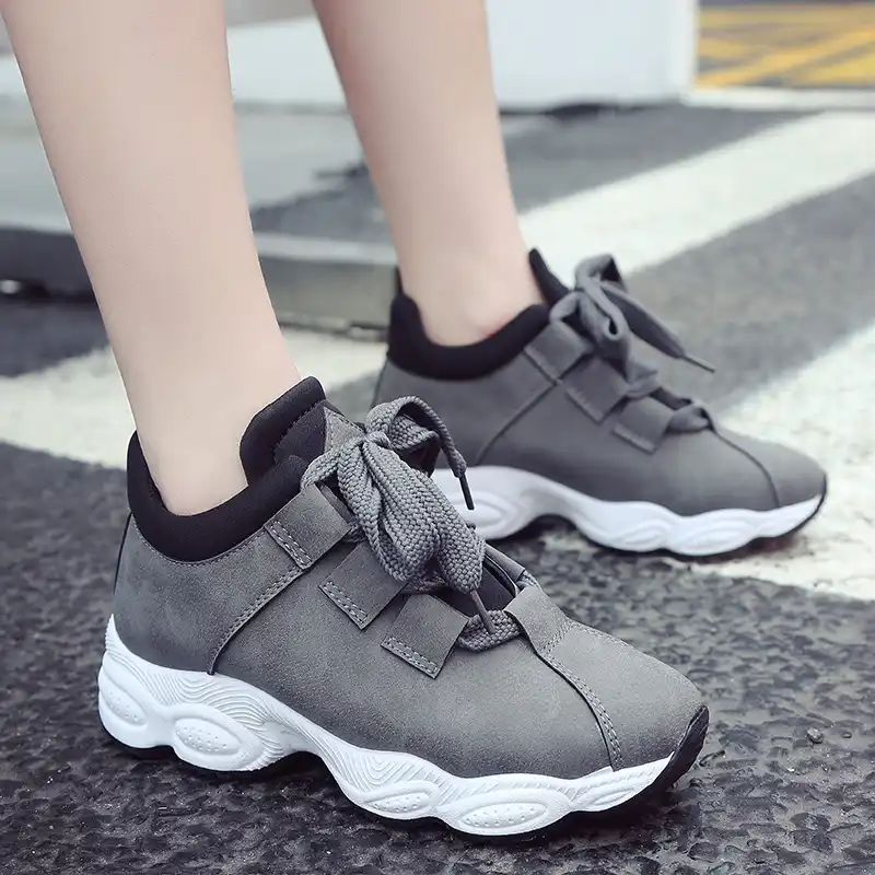 2018 Spring New Sports Shoes Female New Low Help Motion Jogging