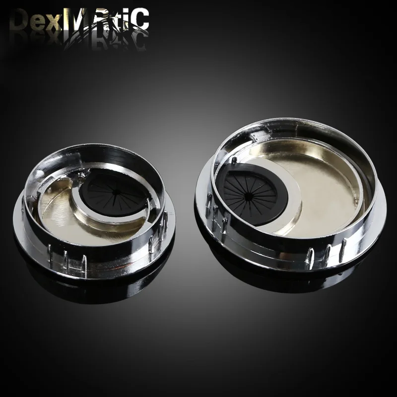 48/51/58mm 테이블 책상 케이블 깔끔한 와이어 구멍 커버 레드 구리 색상 아연 합금 PC 컴퓨터 그로밋