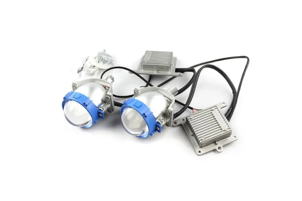 FREE SHIPPING, DLAND HBT 3" BI LED PROJECTOR LENS H4 H7 EASY INSTALL