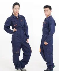 Рабочая одежда для мужчин женщин с длинным рукавом Комбинезоны Высокое качество для работника ремонтник машины авто