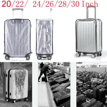 Универсальный водонепроницаемый прозрачный защитный чехол для чемодана Чехол путешествия