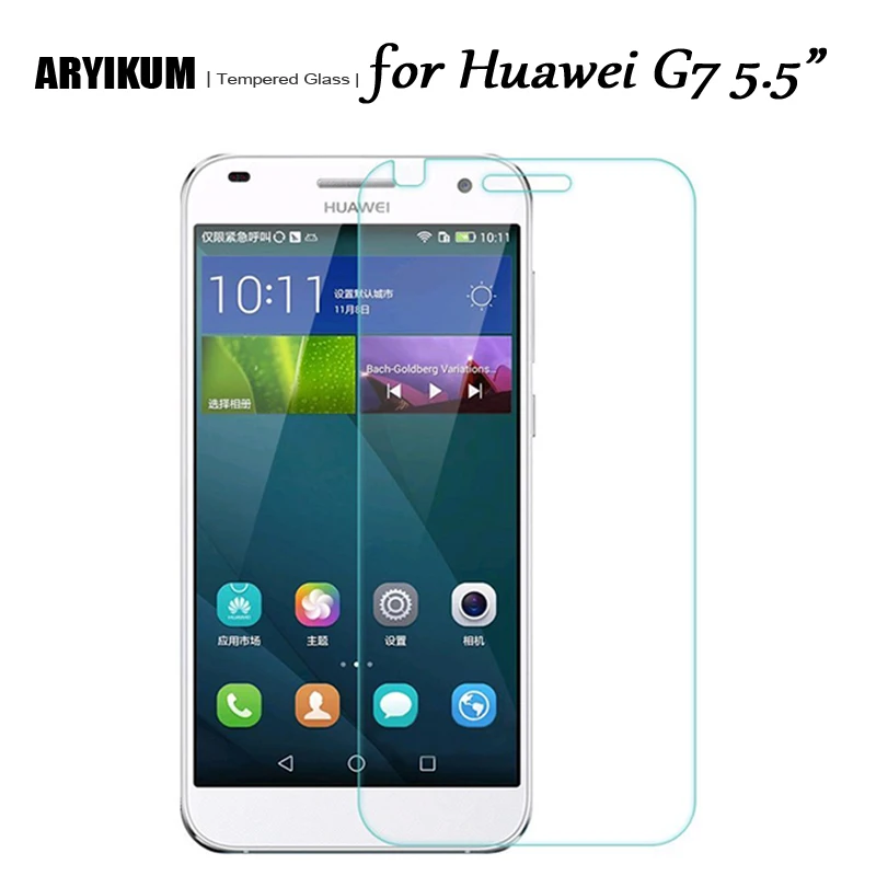 

9H 2.5D Mobile Phone Tempered Glass For Huawei Ascend G7 Screen Protector Toughened Front Film for Huawei G7 G7-l01 G7-l03 Glass