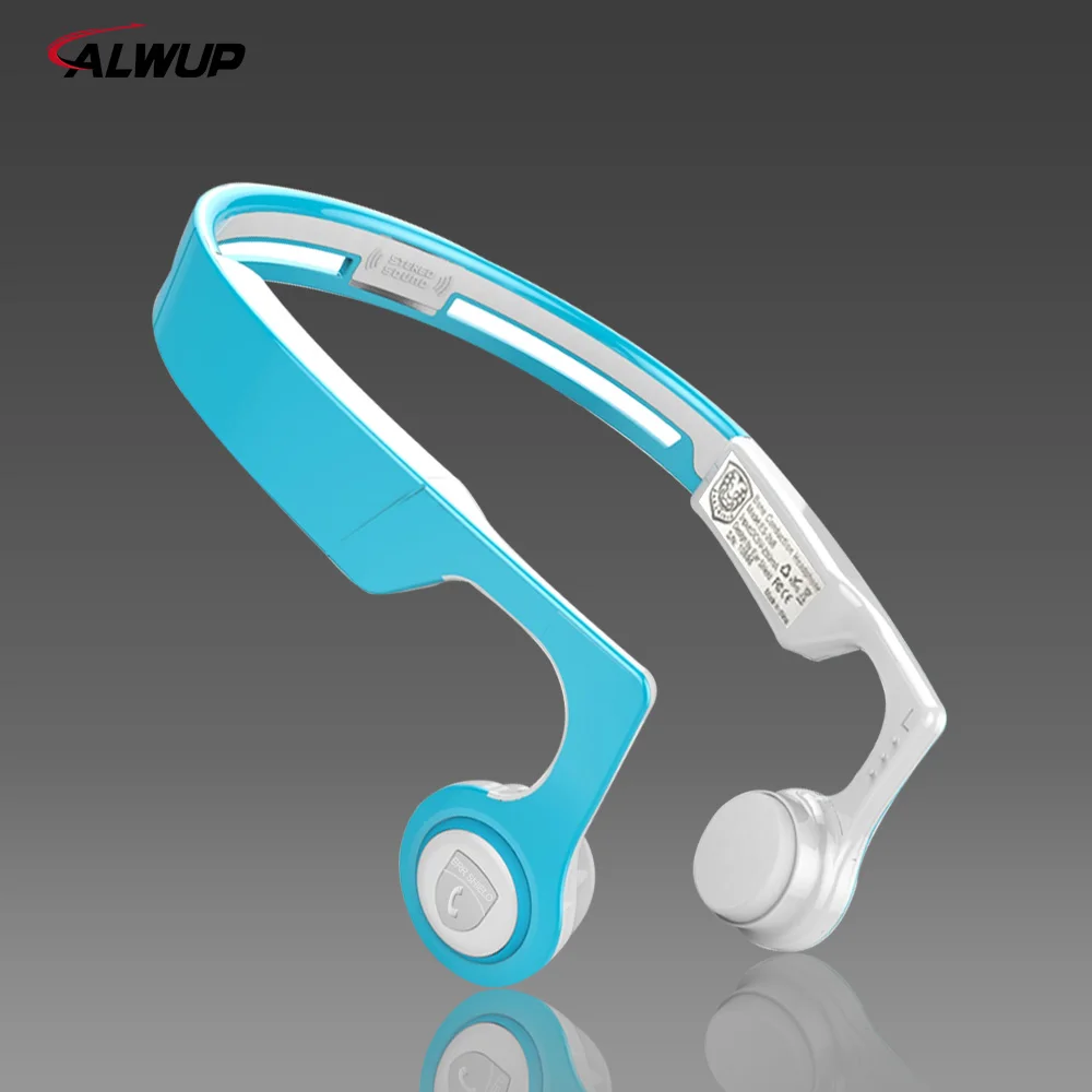 ALWUP Bone Conduction Wireless Headphone Bluetooth 4.2 with Microphone Mp3 Player Running Sport Bluetooth Headset for Smartphone ALWUP Bone Conduction Wireless Headphone Bluetooth 4.2 with Microphone Mp3 Player Running Sport Bluetooth Headset for Smartphone
