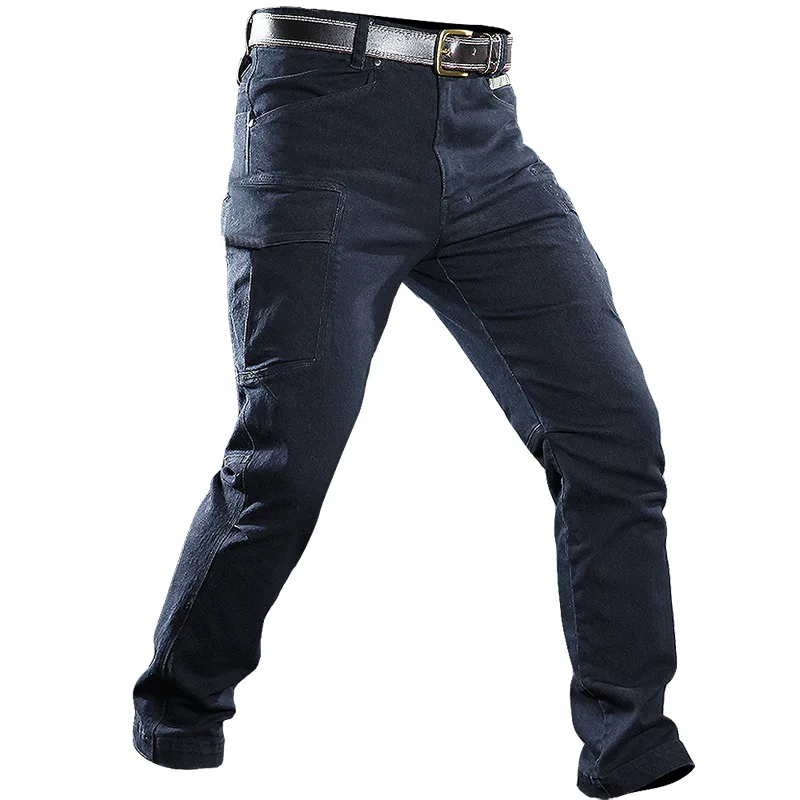 S. ARCHON ветрозащитные военные джинсовые штаны мужские с несколькими карманами дышащие тактические джинсы-карго мужские повседневные армейские мотоциклетные джинсы