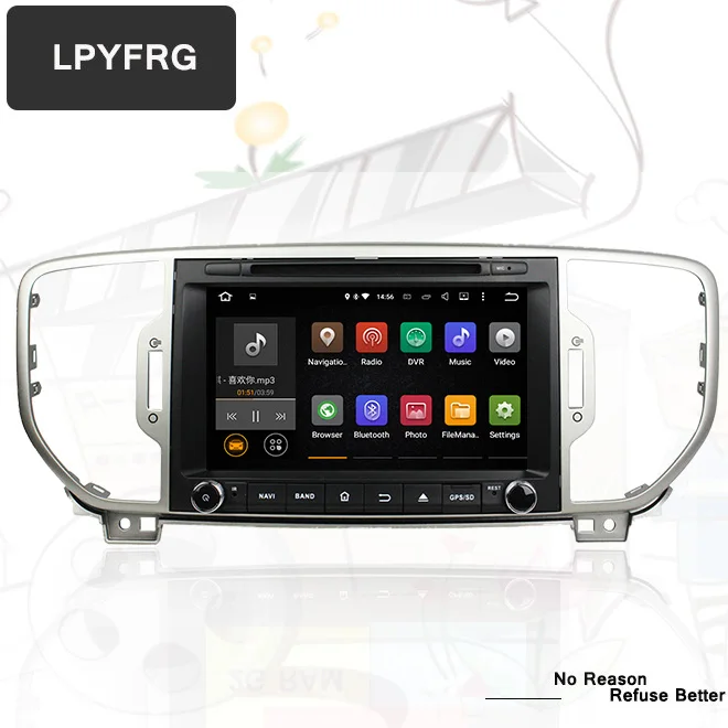 Головное устройство 4G RAM android 10 автомобильный DVD плеер GPS навигационная система