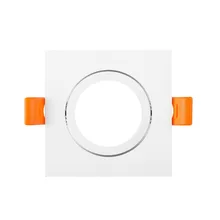 2 шт./лот квадратный абажур комплект Светодиодный точечный светильник для MR16 GU10 галогенные лампы Inbouw точечная Светодиодная лампа держатель oprawy прожектор