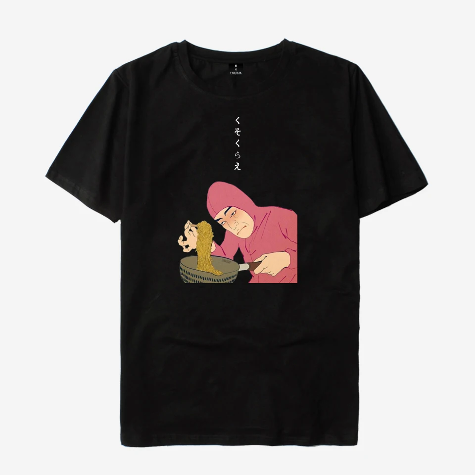 

Pink Guy Ramen King VAPORWAVE funny t-shirts fashion couple men women t shirt casual unisex tee shirt short sleeve t-shirt tops
