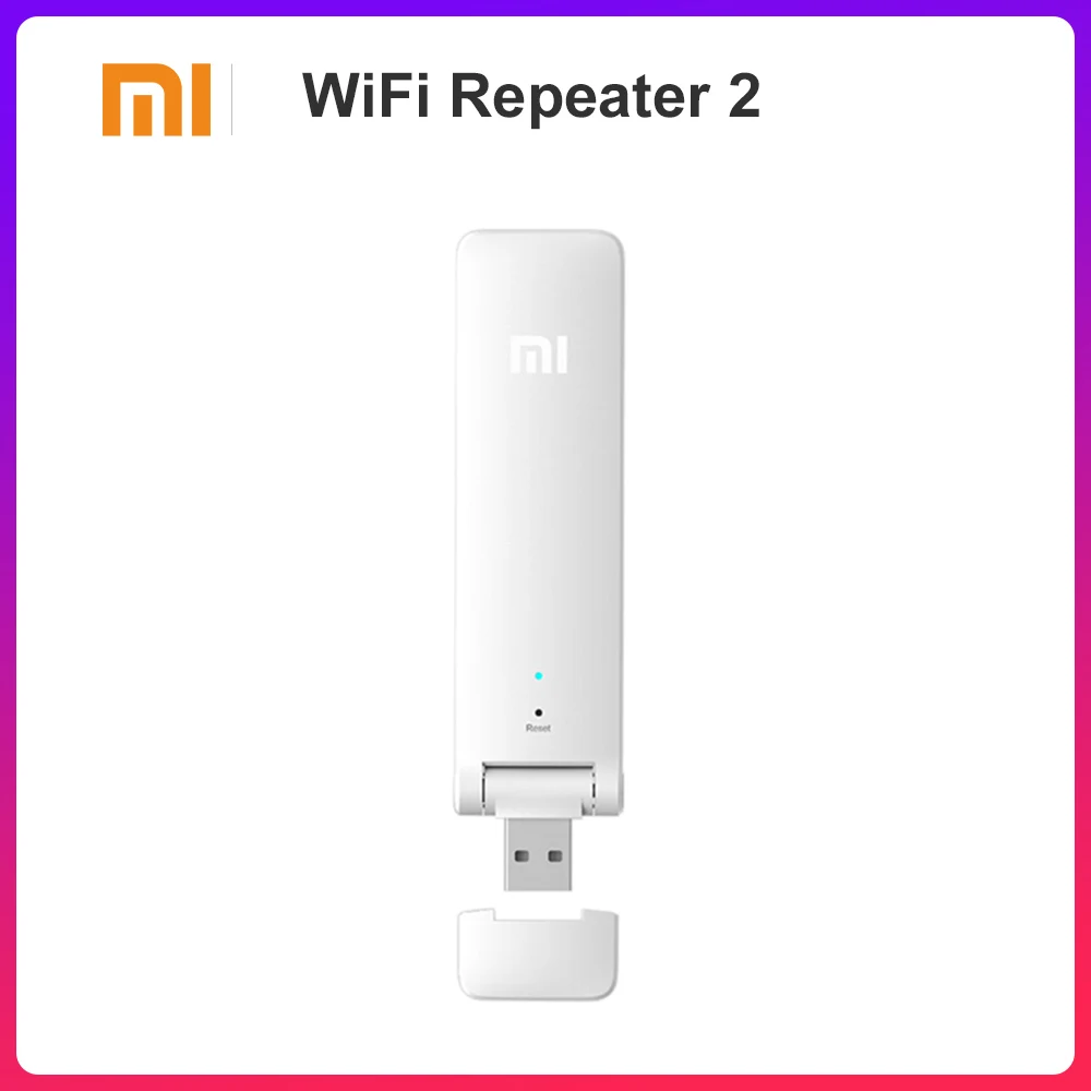 Mi Xiao mi wifi повторитель 2 беспроводной усилитель расширитель 2 Универсальный Repitidor Wi-Fi удлинитель 300 Мбит/с сетевой маршрутизатор удлинитель