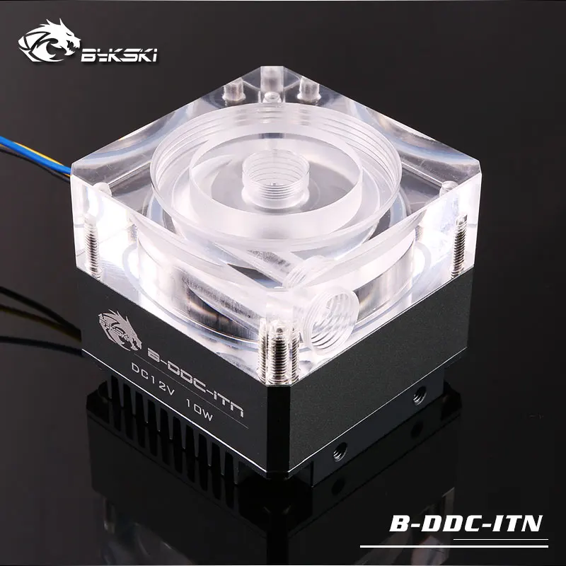 Bykski B-DDC-ITN Laing DDC3.2 Pump with Heatsink and Extendable Acrylic Top