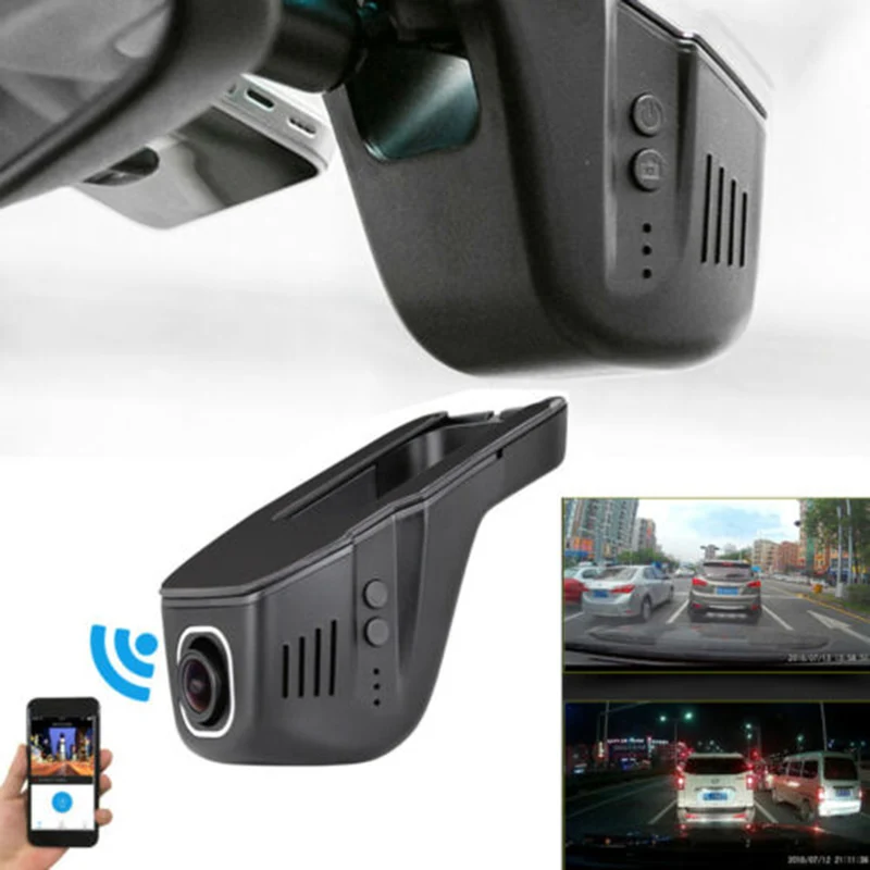 

1pc Recorder 1080P WIFI DVR Car Dashboard Camera Video Driving Recorder G-Sensor Night Vision