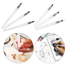 3 шт нейлоновые волосы 1 Набор водные кисти 1 набор многоразовые ручки для рисования товары для рукоделия канцелярские принадлежности