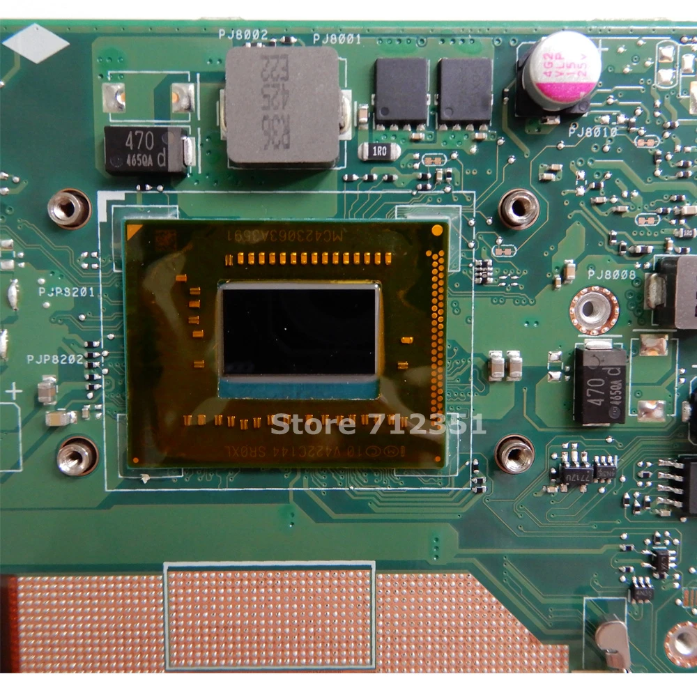 S400CA i3-2365M Процессор 4 Гб Материнская плата Asus S400CA S500CA Материнская плата ноутбука S400CA материнская плата S400CA материнская плата Тесты ОК